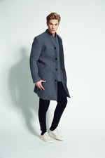 Thompson  Double Panel Felt Wool Overcoat