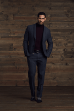 Roger  Modern Slim Worsted Wool Trouser