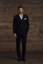 Denzel  Double Breasted Grid Blazer
