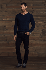 Gavin Fuzzy V-Neck Sweater