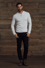 Zane  Two Button Henley