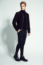 Paxton  Suede Leather Bomber