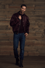Nixon Satin Reversible Bomber