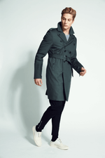 Oak  Moto Trench Coat