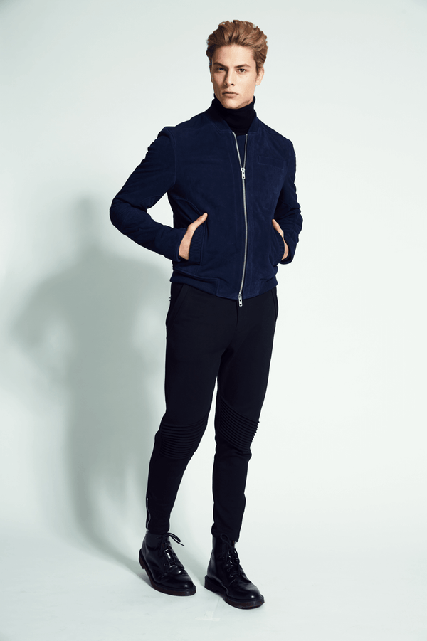 Paxton  Suede Leather Bomber